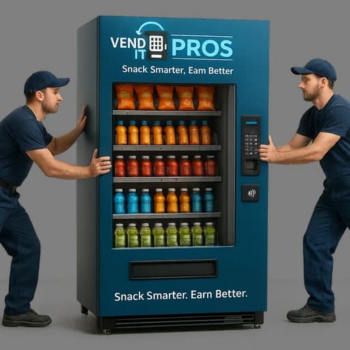 Vend It Pros team installing a machine